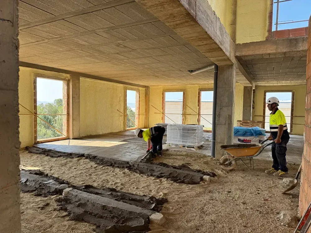 Avanza a buen ritmo la obra del futuro parque de bomberos de Níjar