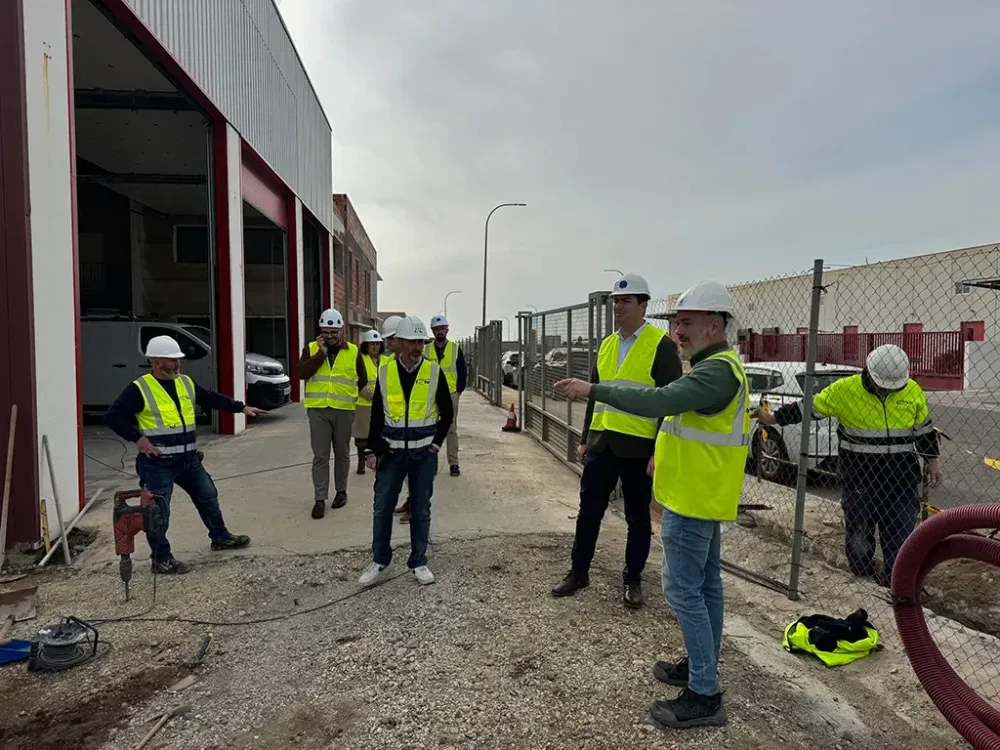 La obra del futuro parque de bomberos de Níjar ya está al 80%