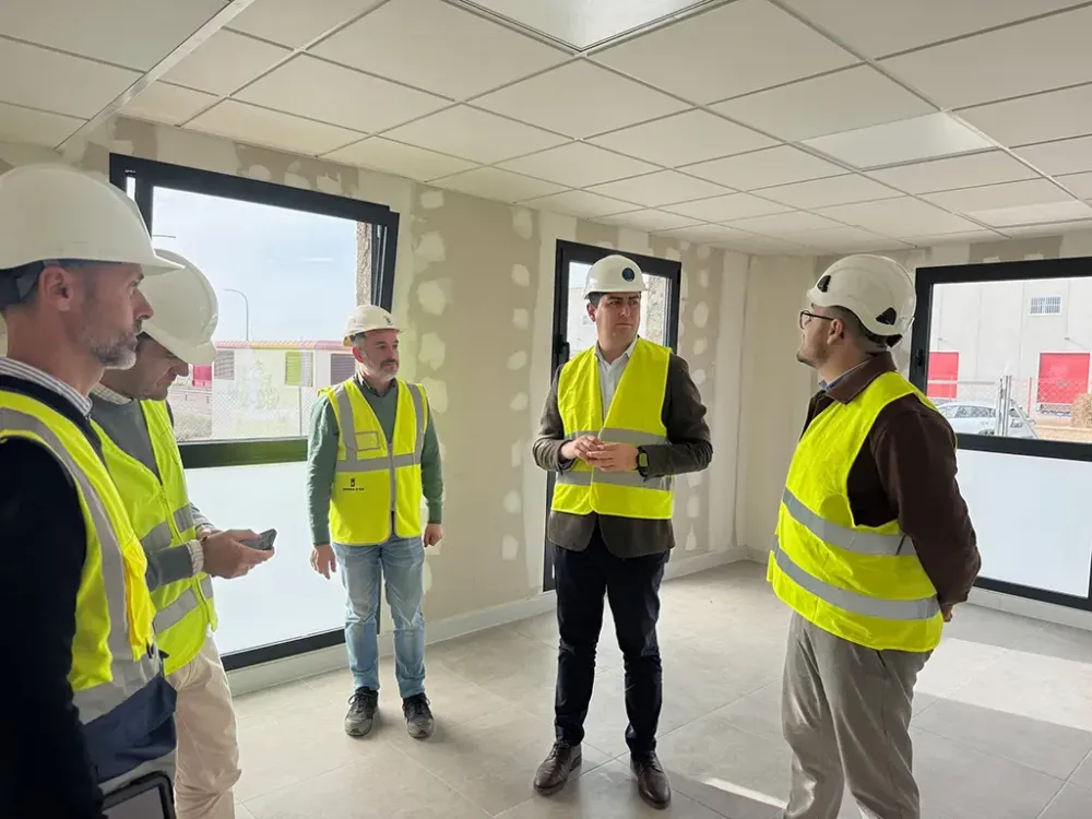 La obra del futuro parque de bomberos de Níjar ya está al 80%