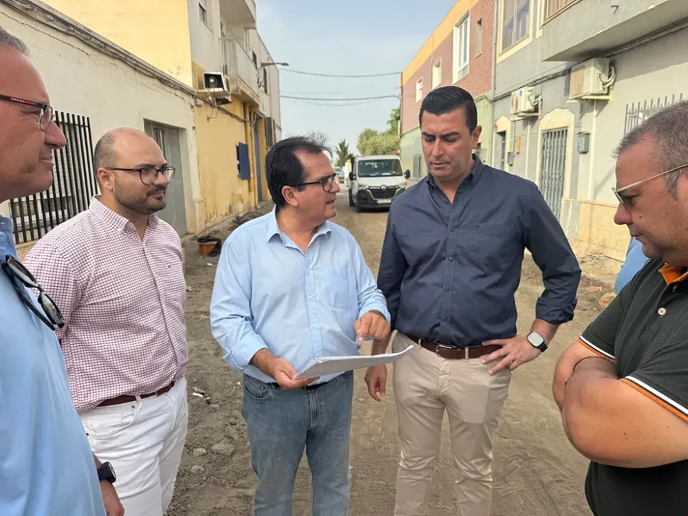 En marcha la obra para modernizar el Barrio Piqueras en Campohermoso