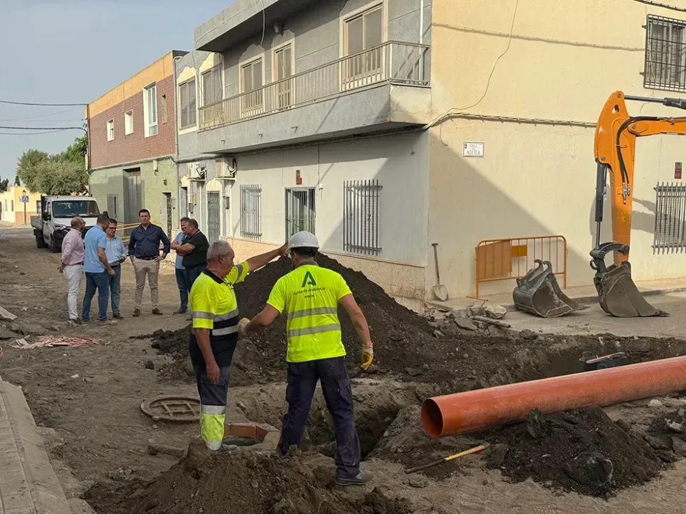 En marcha la obra para modernizar el Barrio Piqueras en Campohermoso