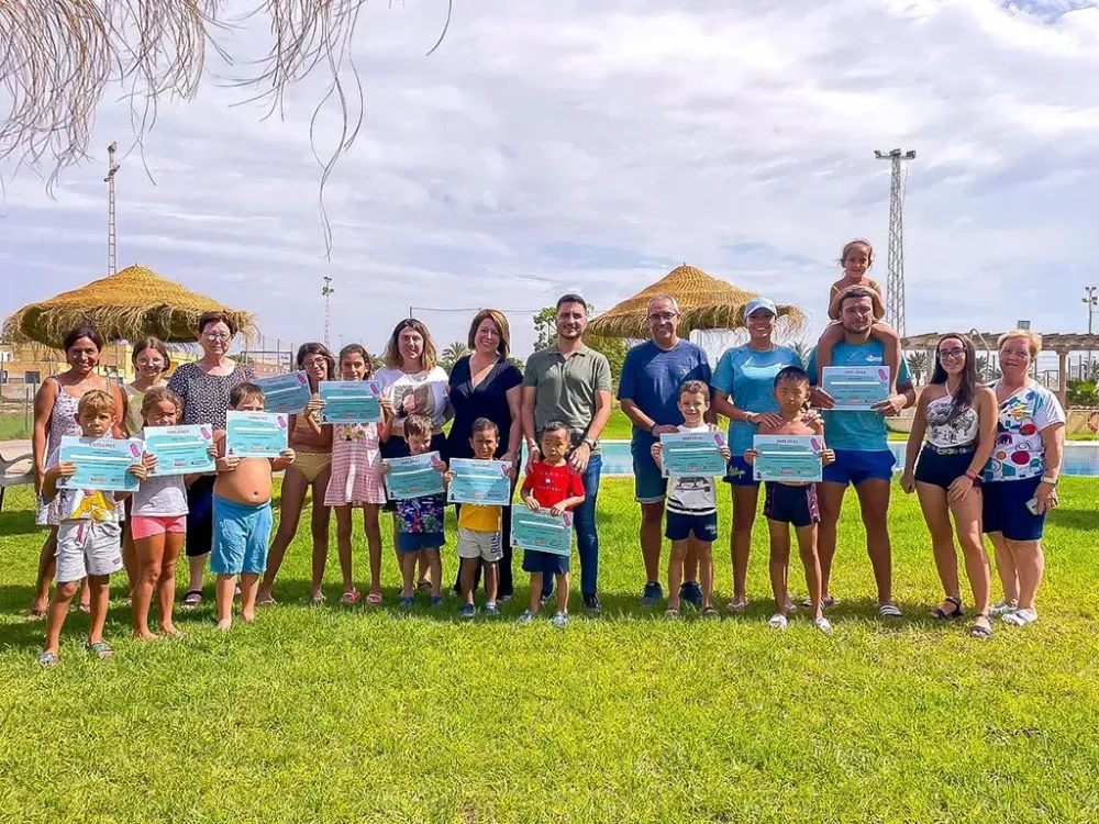 Se clausuran las Escuelas de Natación del Ayuntamiento de Níjar
