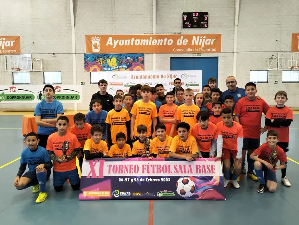 Níjar ha acogido este fin de semana el XI Torneo del futbol sala base Comarca de Níjar