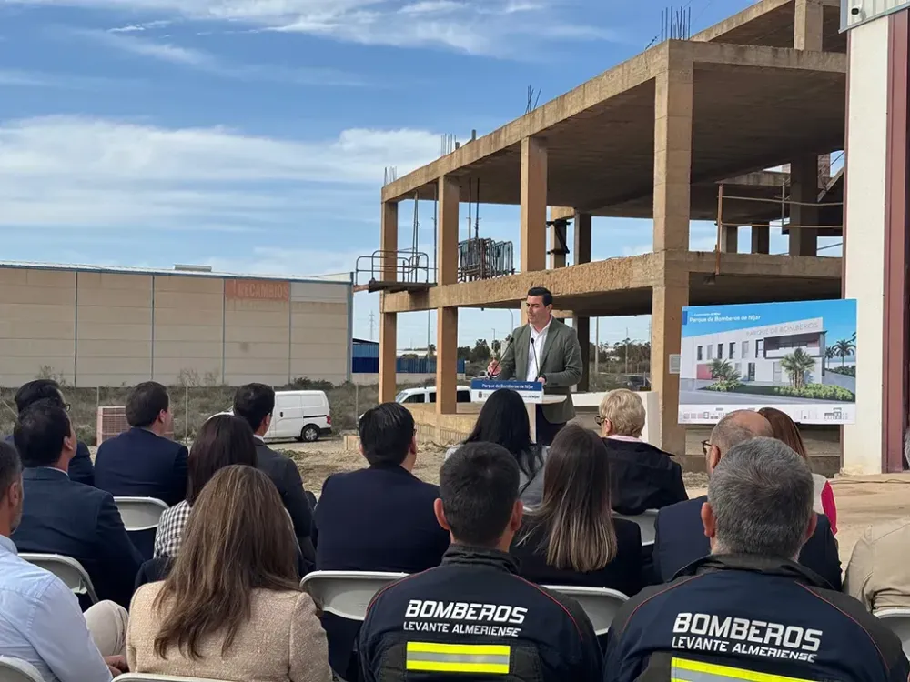 Comienzan las obras del primer e histórico Parque de Bomberos de Níjar