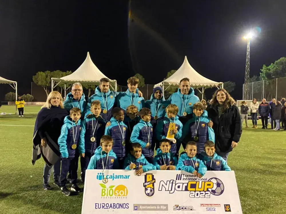 Entrega de trofeos de Níjar Cup, uno de los mejores torneos de Fútbol Base de nuestro país