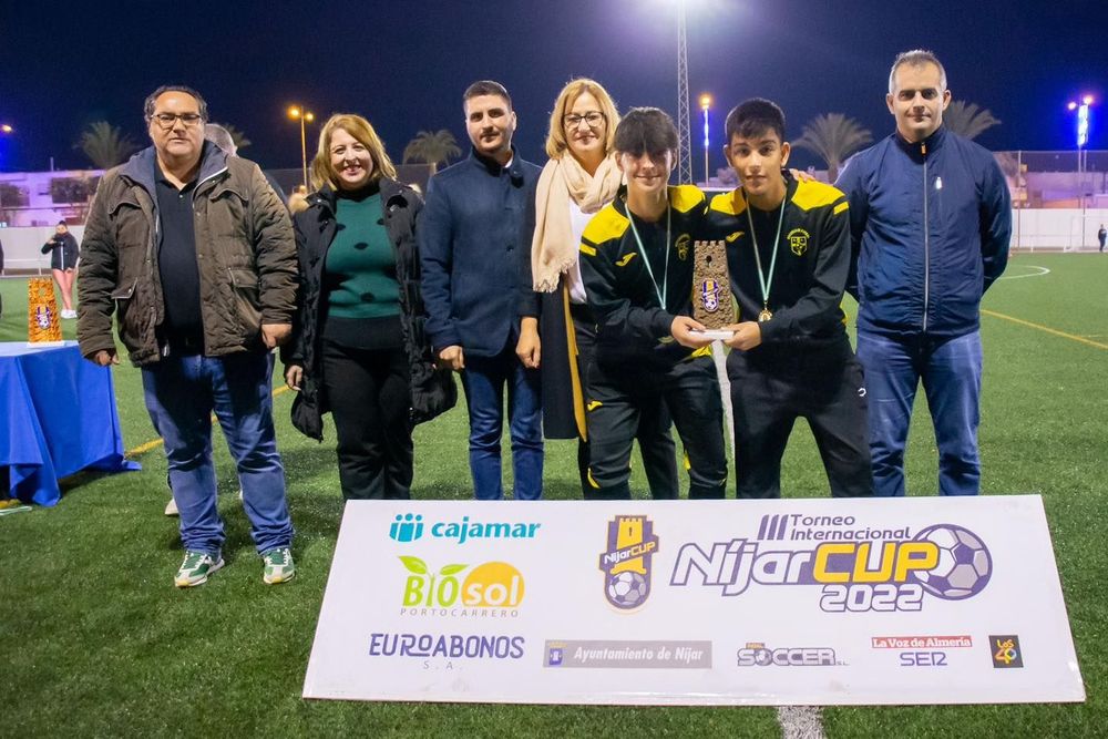 Entrega de trofeos de Níjar Cup, uno de los mejores torneos de Fútbol Base de nuestro país