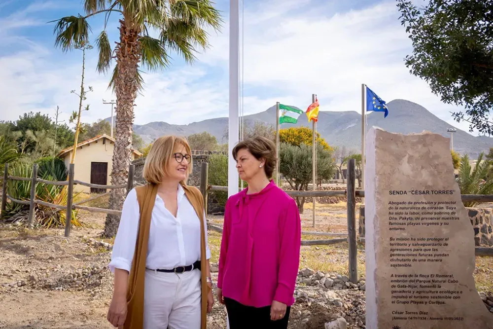 La memoria César Torres Díaz acompañará a los caminantes el Parque Natural Cabo de Gata Níjar