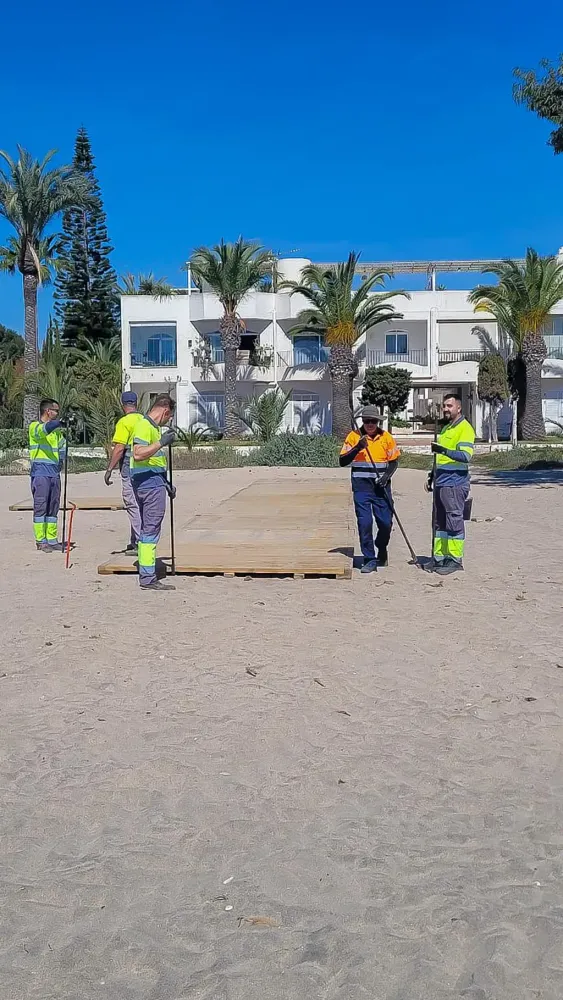 Playas y preparativos para Semana Santa en Níjar
