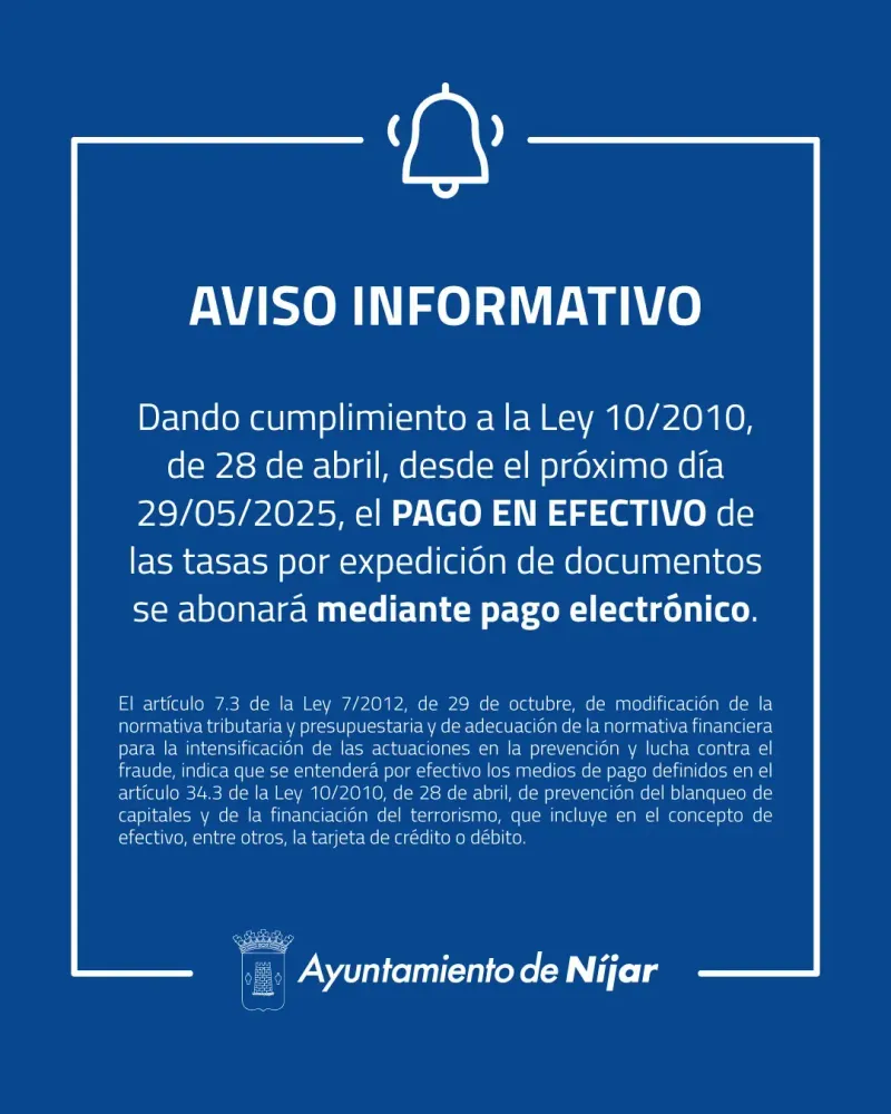 Aviso importante