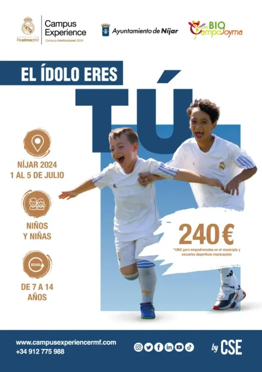 Campohermoso, sede del primer Campus de fútbol de la Fundación Real Madrid