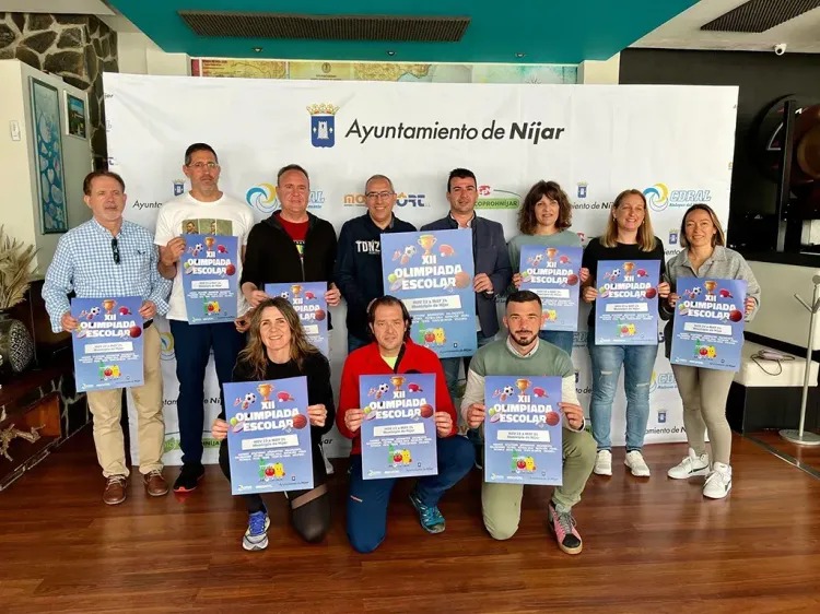 Unos 700 alumnos de Níjar participarán en la XII Olimpiada Escolar