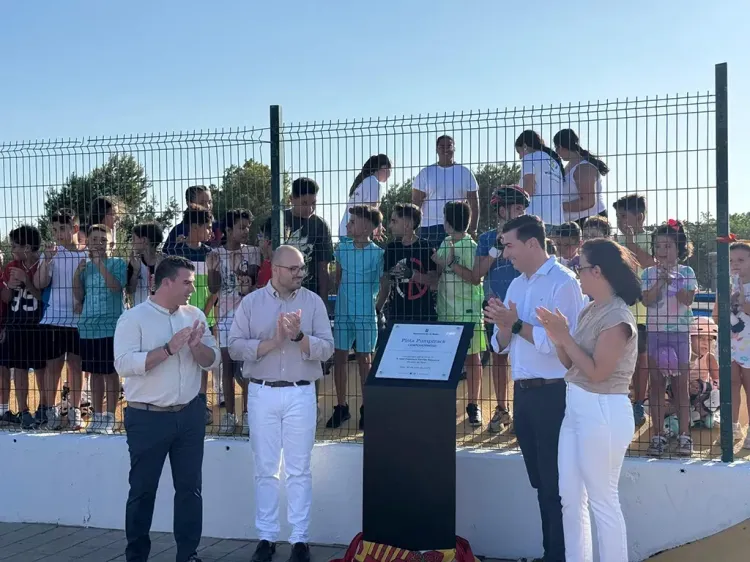 El alcalde de Níjar inaugura en Campohermoso el ‘pumptrack’ más moderno de la provincia