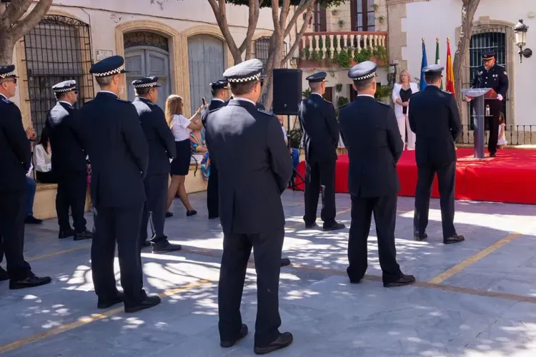 La Policía Local de Níjar ha celebrado el día de sus patronos, Los Santos Ángeles Custodios.