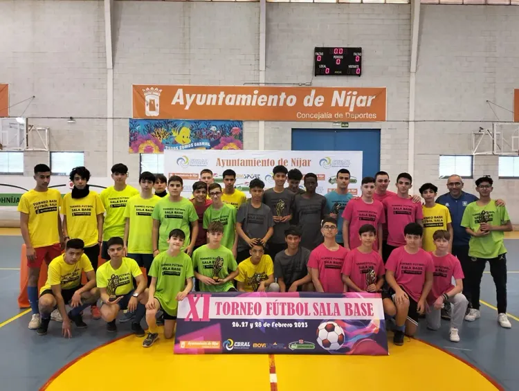 Níjar ha acogido este fin de semana el XI Torneo del futbol sala base Comarca de Níjar