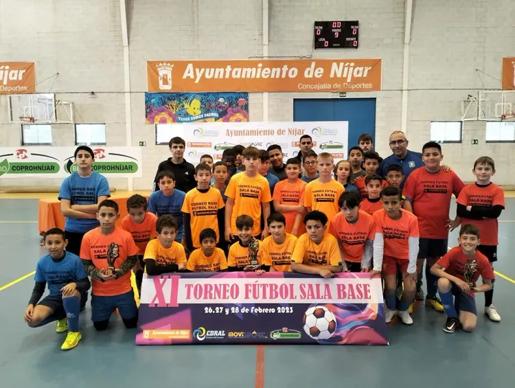 Níjar ha acogido este fin de semana el XI Torneo del futbol sala base Comarca de Níjar