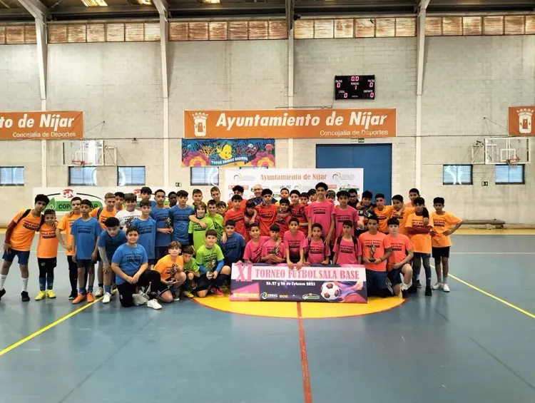 Níjar ha acogido este fin de semana el XI Torneo del futbol sala base Comarca de Níjar