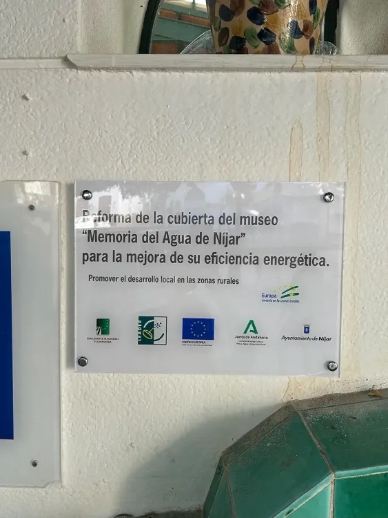 Reforma de la cubierta del “Museo Memoria del Agua de Níjar”