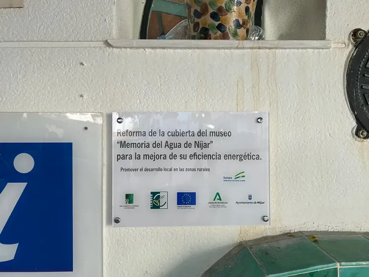 Reforma de la cubierta del “Museo Memoria del Agua de Níjar”