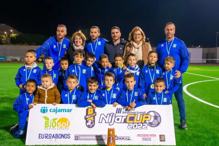 Entrega de trofeos de Níjar Cup, uno de los mejores torneos de Fútbol Base de nuestro país
