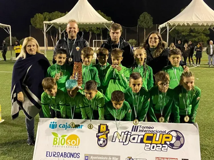 Entrega de trofeos de Níjar Cup, uno de los mejores torneos de Fútbol Base de nuestro país