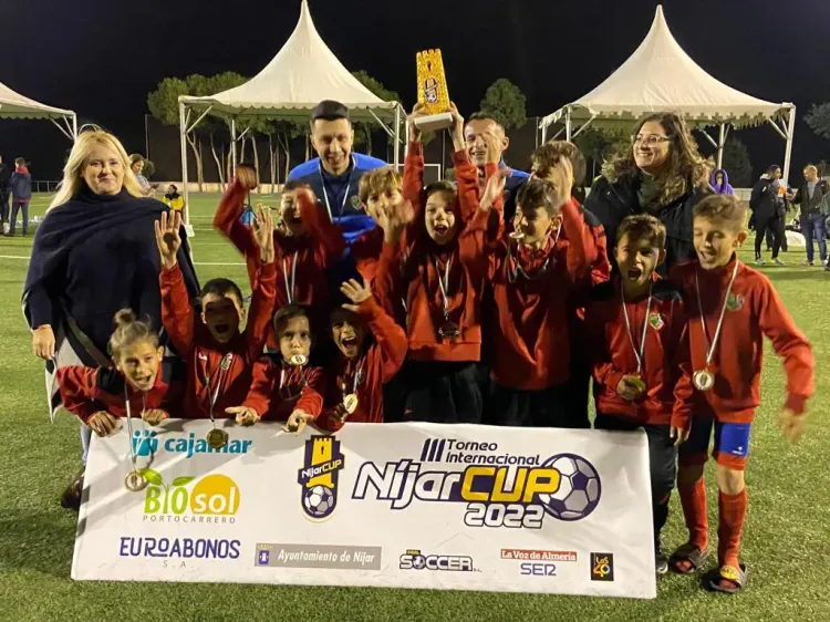 Entrega de trofeos de Níjar Cup, uno de los mejores torneos de Fútbol Base de nuestro país