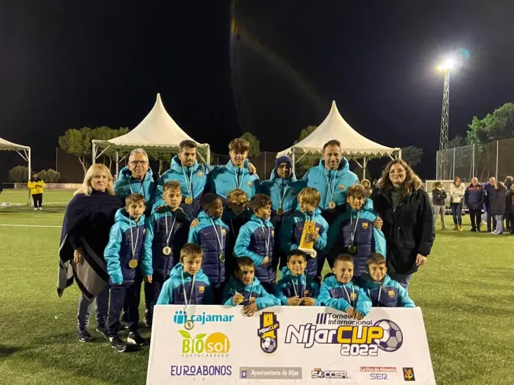 Entrega de trofeos de Níjar Cup, uno de los mejores torneos de Fútbol Base de nuestro país