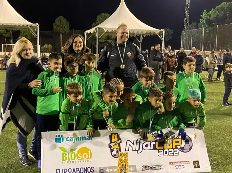 Entrega de trofeos de Níjar Cup, uno de los mejores torneos de Fútbol Base de nuestro país