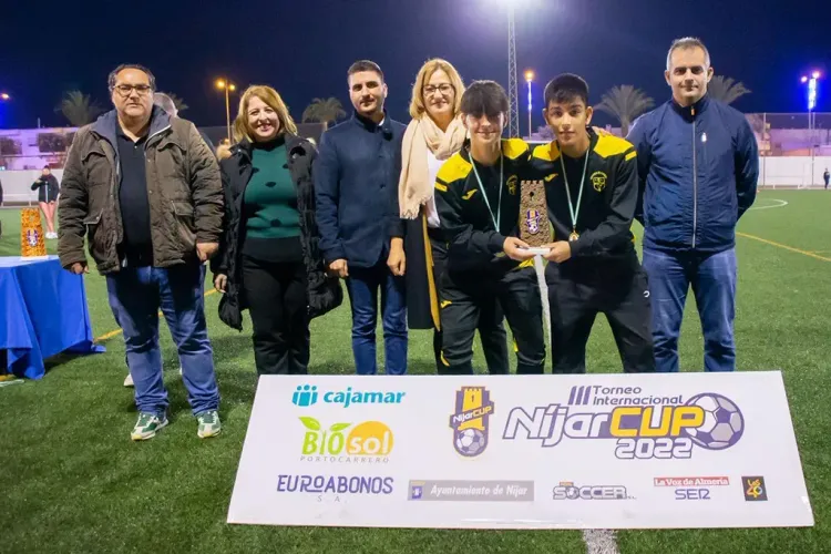 Entrega de trofeos de Níjar Cup, uno de los mejores torneos de Fútbol Base de nuestro país