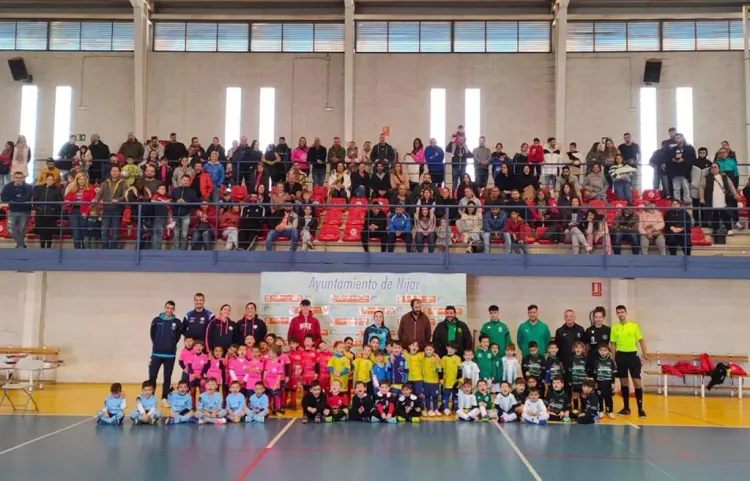 Níjar acoge la segunda concentración de la Liga Bebé de Fútbol Sala