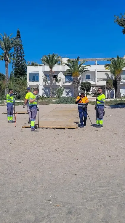 Playas y preparativos para Semana Santa en Níjar
